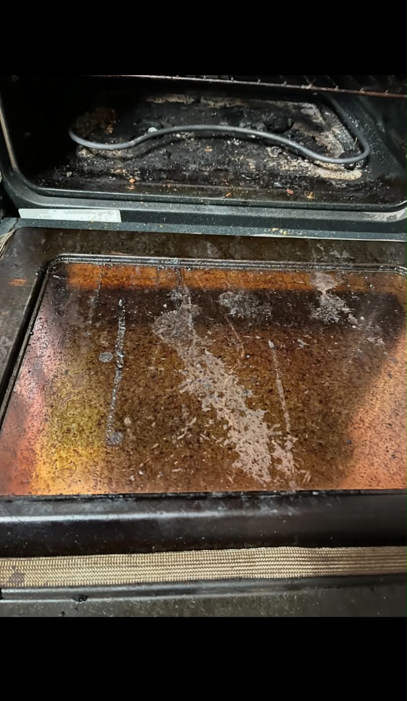 Oven Interior Before Cleaning