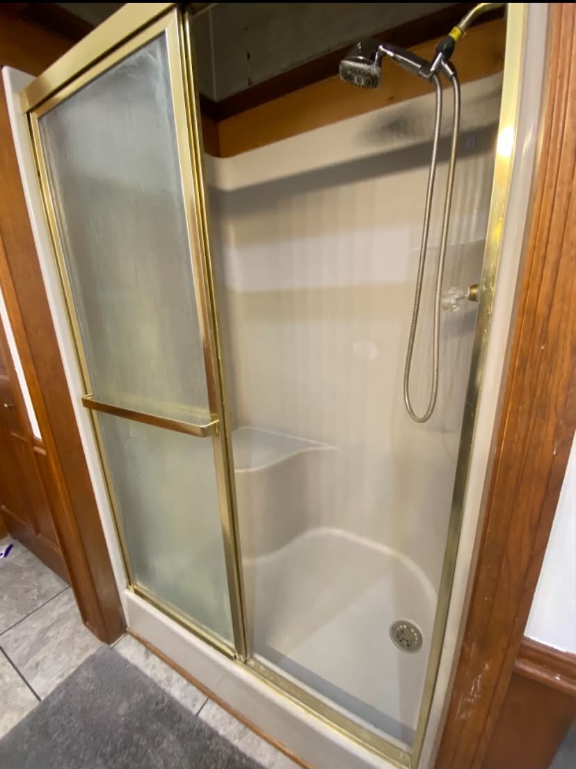 Shower Stall After Deep Cleaning