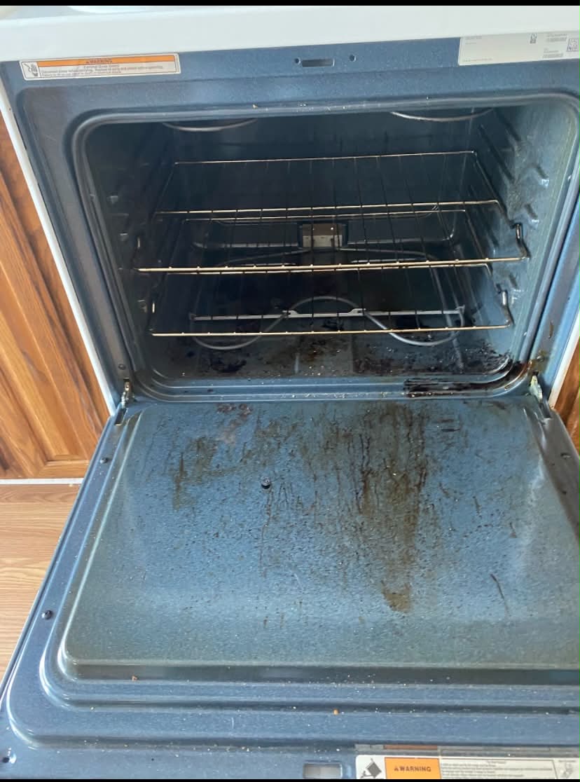 Stove and Oven Before Cleaning
