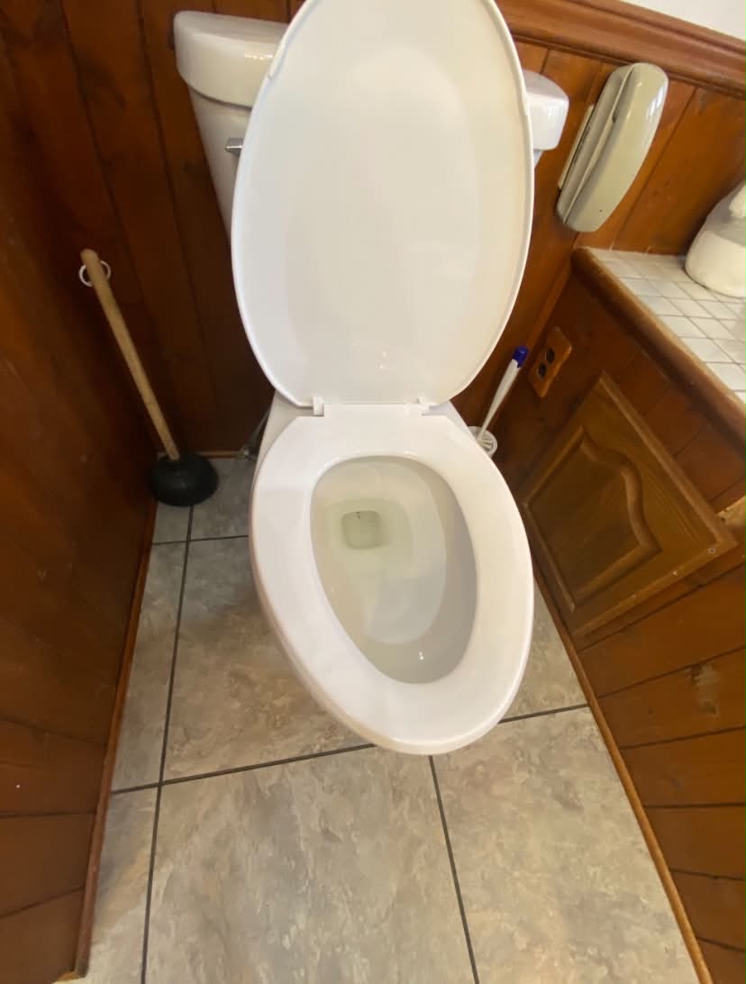 Toilet Bowl After Stain Removal