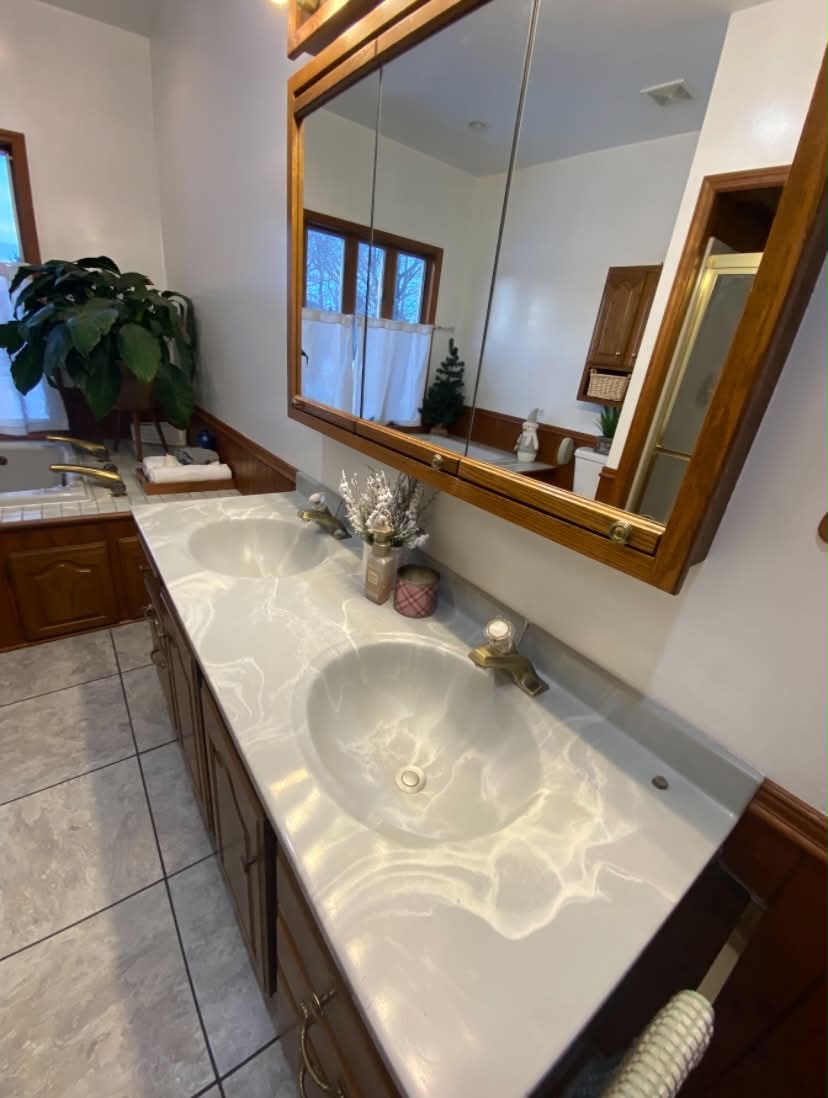 Spotless Bathroom Vanity Detail